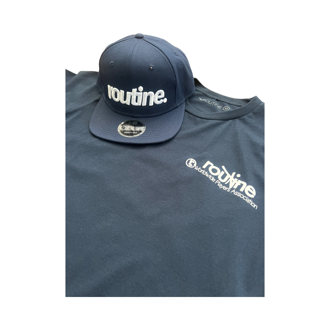 Routine x New Era SnapBack (navy)