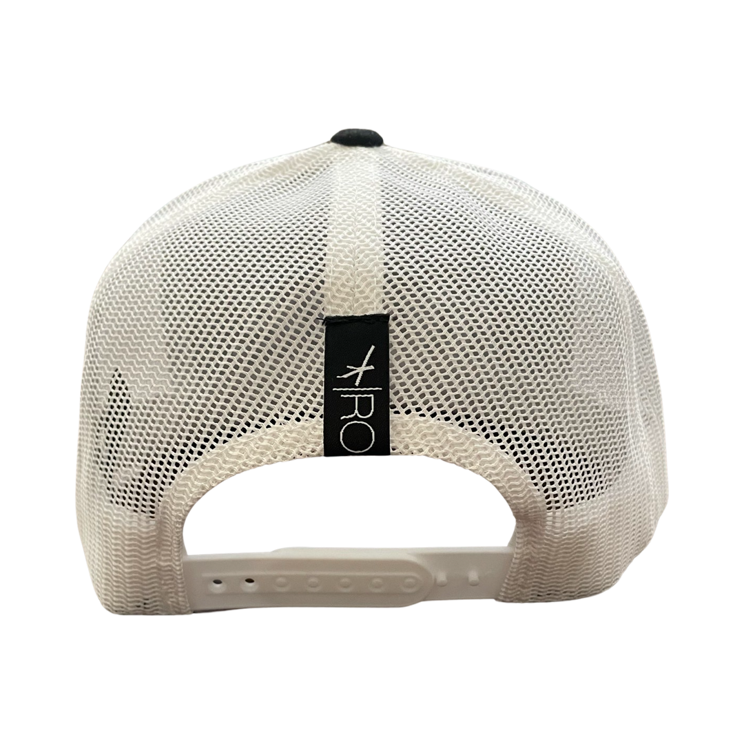 Routine trucker SnapBack (black/white)