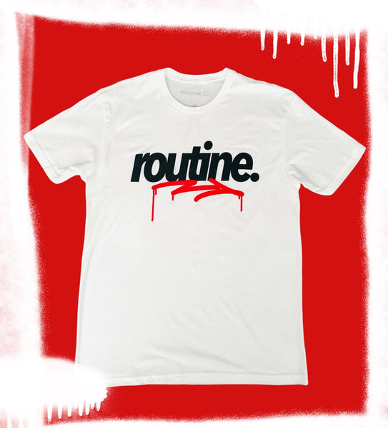 Red arrow tee (white)