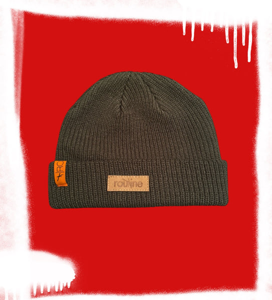 Fisherman cap (army/orange label)