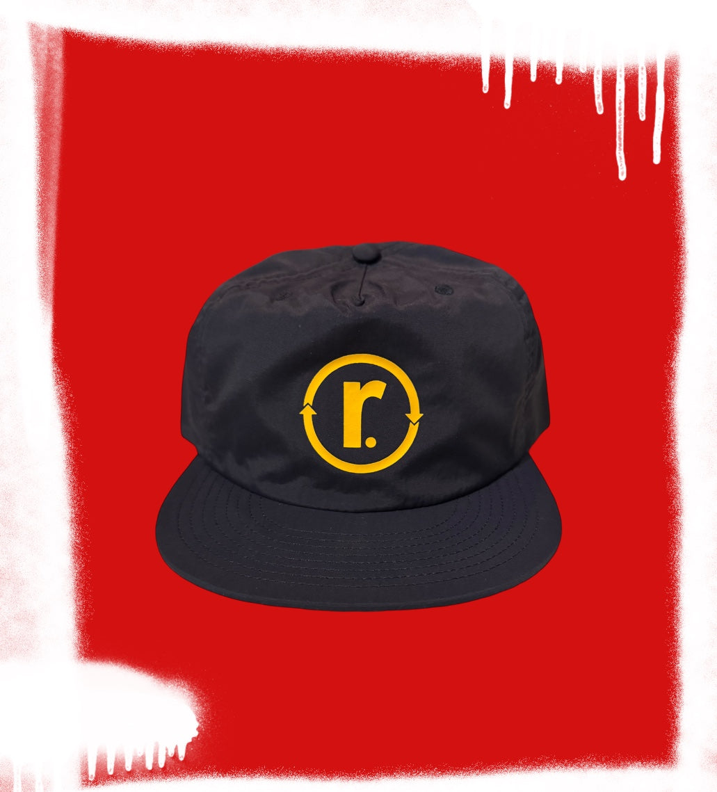 All weather cap “unstructured”(Navy/yellow)