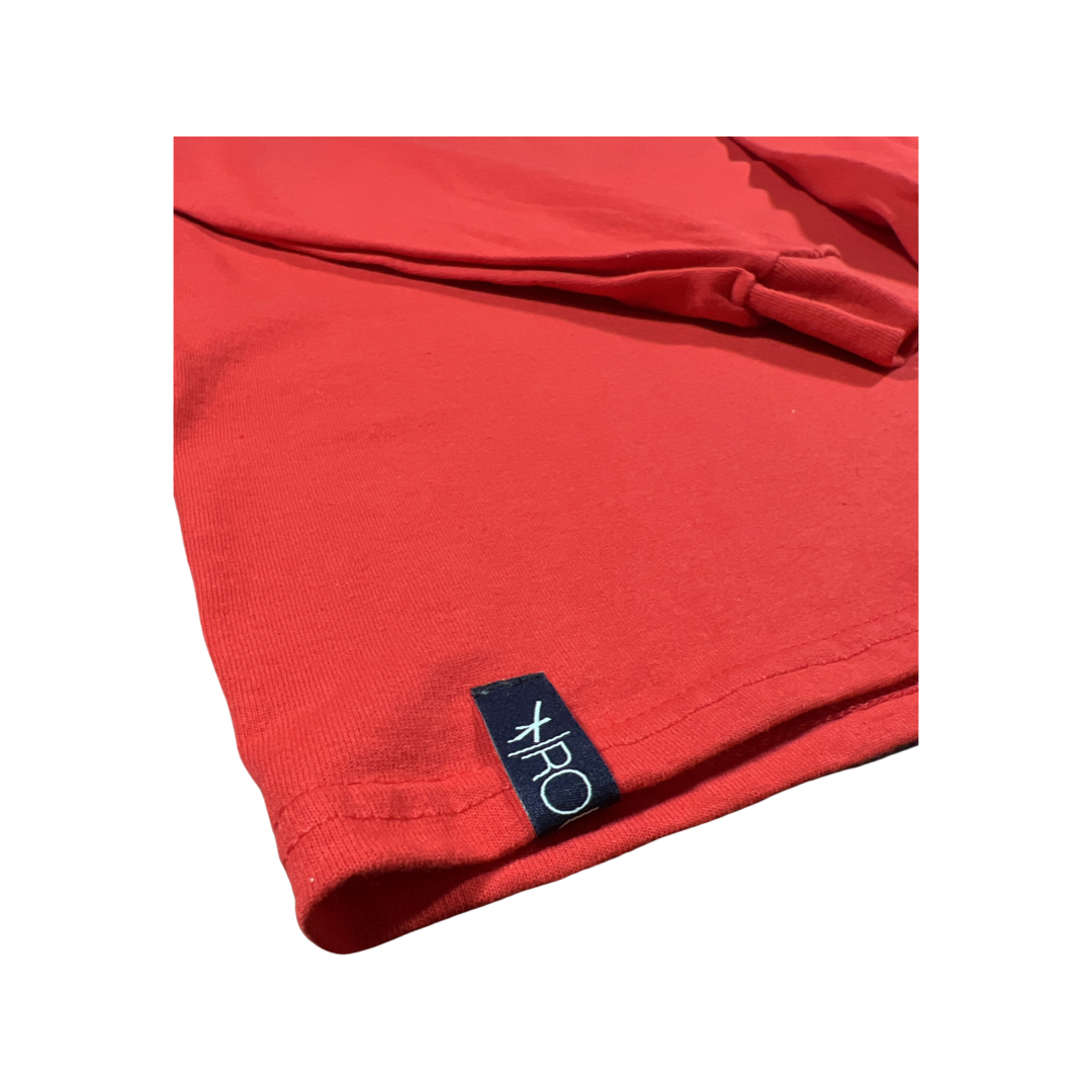 Fishscale long sleeve (red/navy/white)