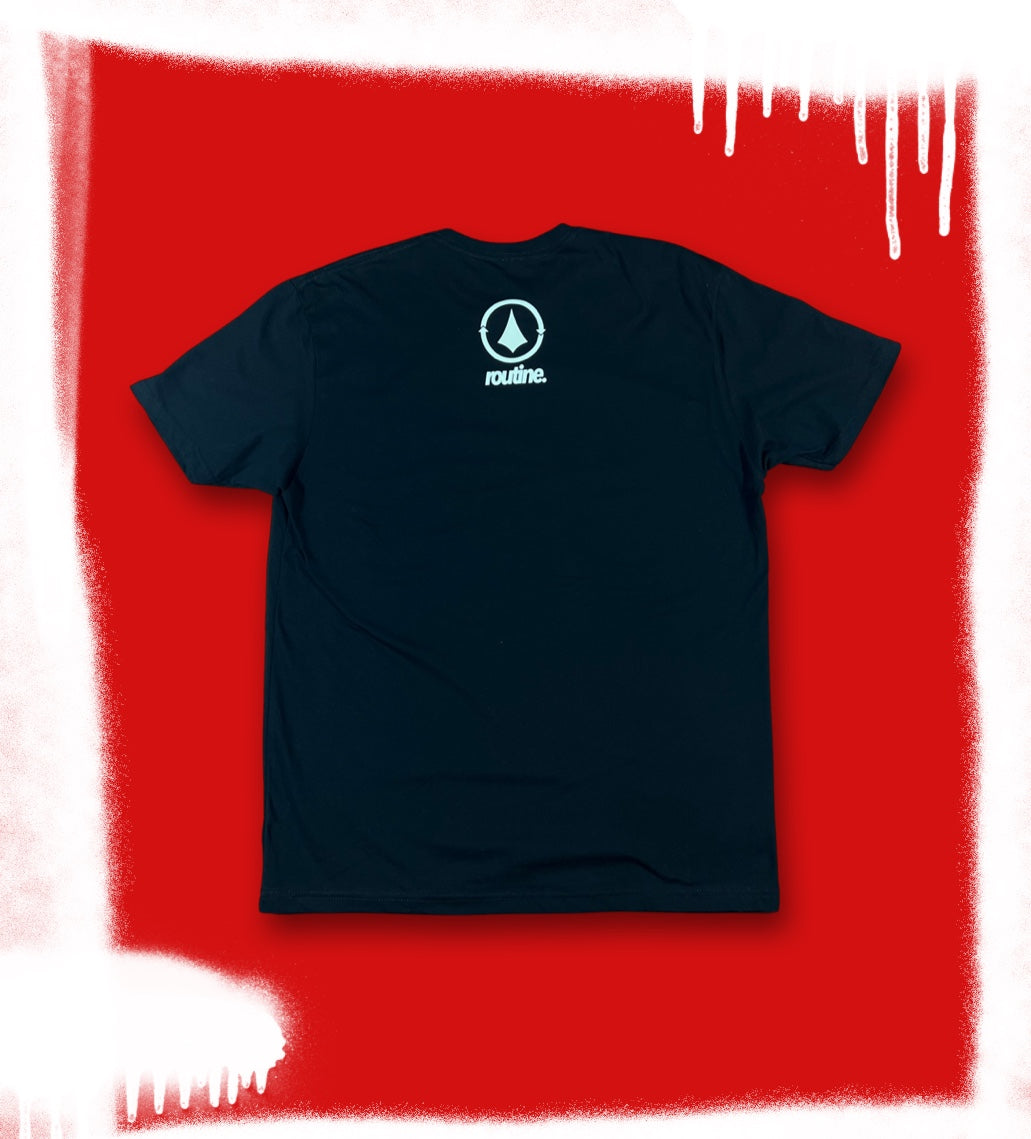 Staple tee (black/off white)